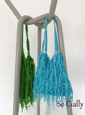 So Cially | chamychamy 23夏韩国设计师品牌新品流苏编织手提包