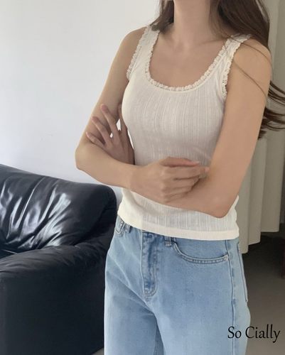 性感JINSIM百搭背心无袖通勤