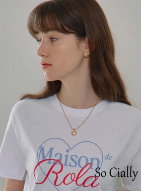 So Cially | ROLAROLA 23夏韩国设计师品牌代购心形吊坠时尚项链