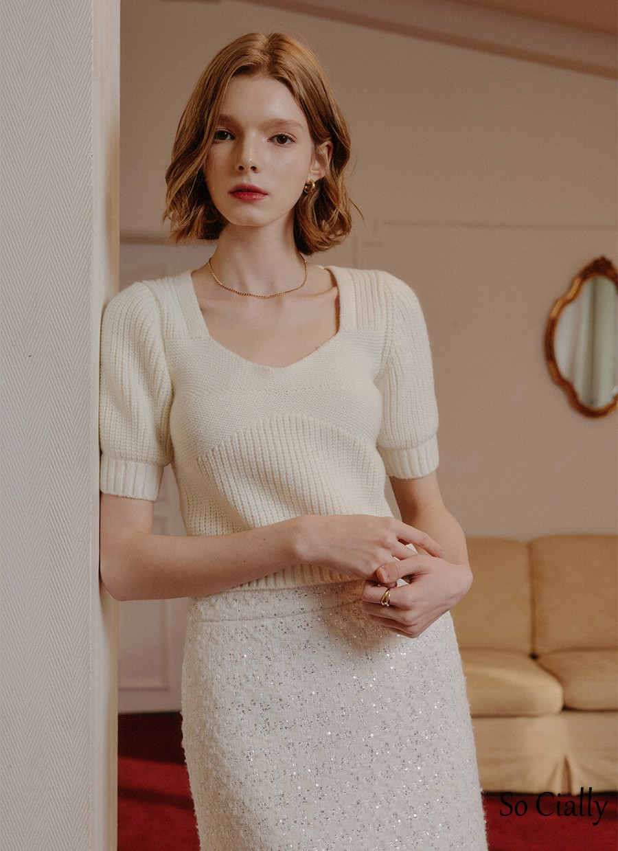 So Cially | LOOKAST 23冬韩国设计师品牌针织衫短袖套头