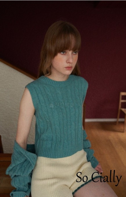 【韩国现货】Cially韩国代购UNANSWERED MYSTERY针织衫不支持退换