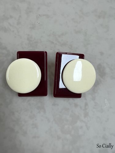 【现货清仓】Cially韩国代购 拼接时尚耳钉 不支持退换