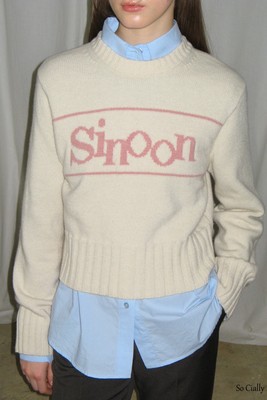 SINOON代购毛衣圆领套头