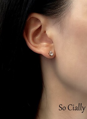 So Cially | chamychamy 23夏韩国设计师品牌新品5mm基础钻耳钉