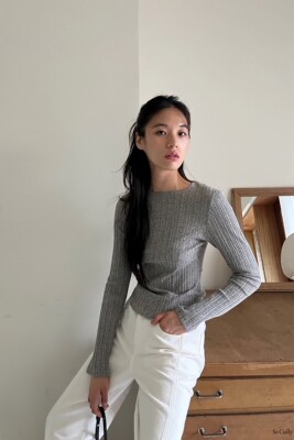 长袖通勤圆领其他女生套头