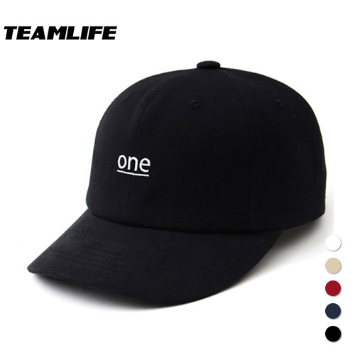 韩国进口teamlife黑色one棒球帽