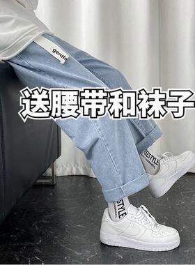 2021春季新款日系学生显瘦牛仔裤
