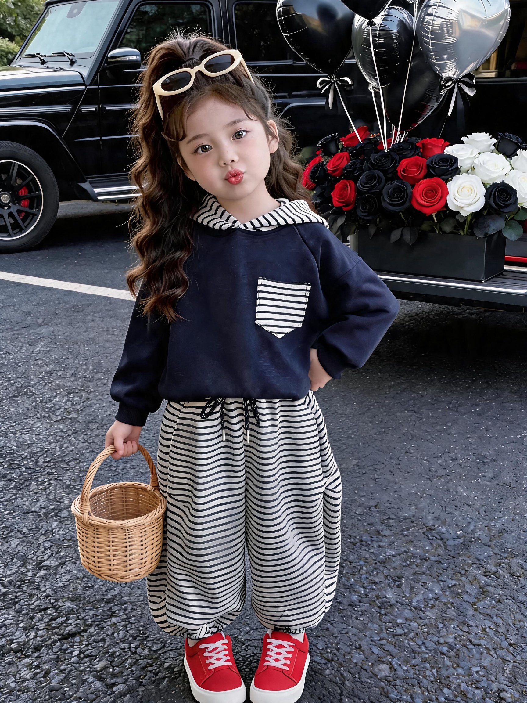 女童秋装长袖套装2026新款儿童衣服宝宝春秋季连帽卫衣运动两件套