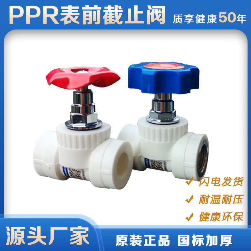 水表前截止阀4分20ppr表前双内丝开关6分升降式1寸铜阀门水管配件