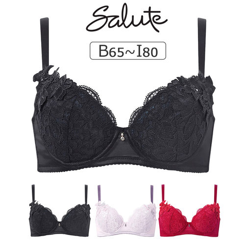 立体刺绣刺绣新年红色文胸罩