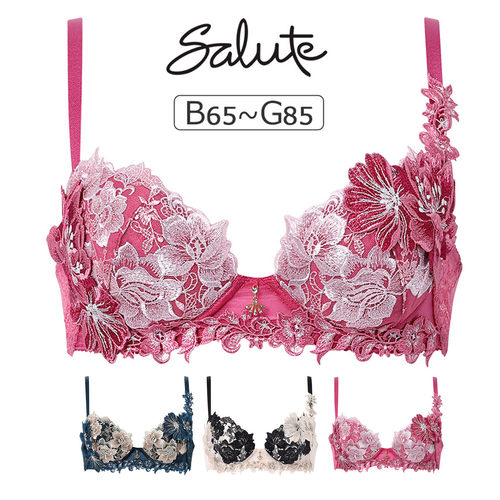 重工立体刺绣蕾丝文胸罩