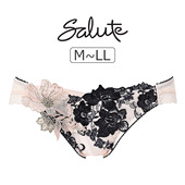 女重工立体渐变刺绣性感日系蕾丝低腰三角裤 28G 华歌尔Salute内裤