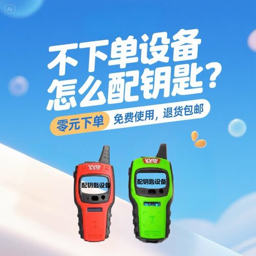 0元下单先用后付设备压金专拍配大众汽车钥匙用完退货退款包邮