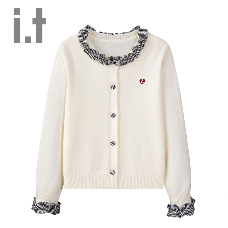 针织衫it女CHOCOOLATE扣子开衫