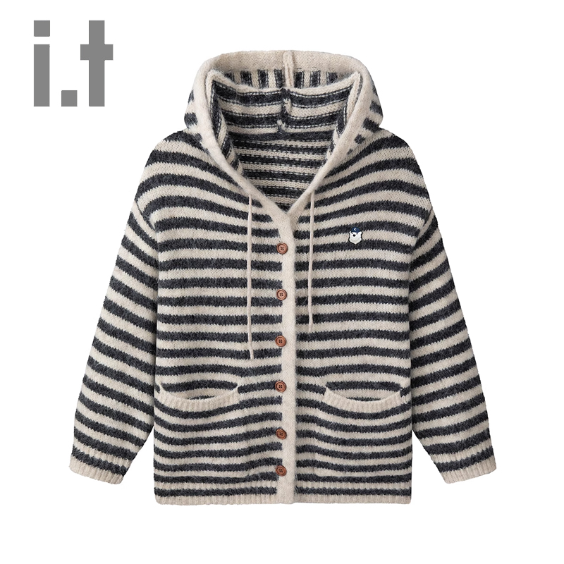 针织衫it连CHOCOOLATE扣子开衫