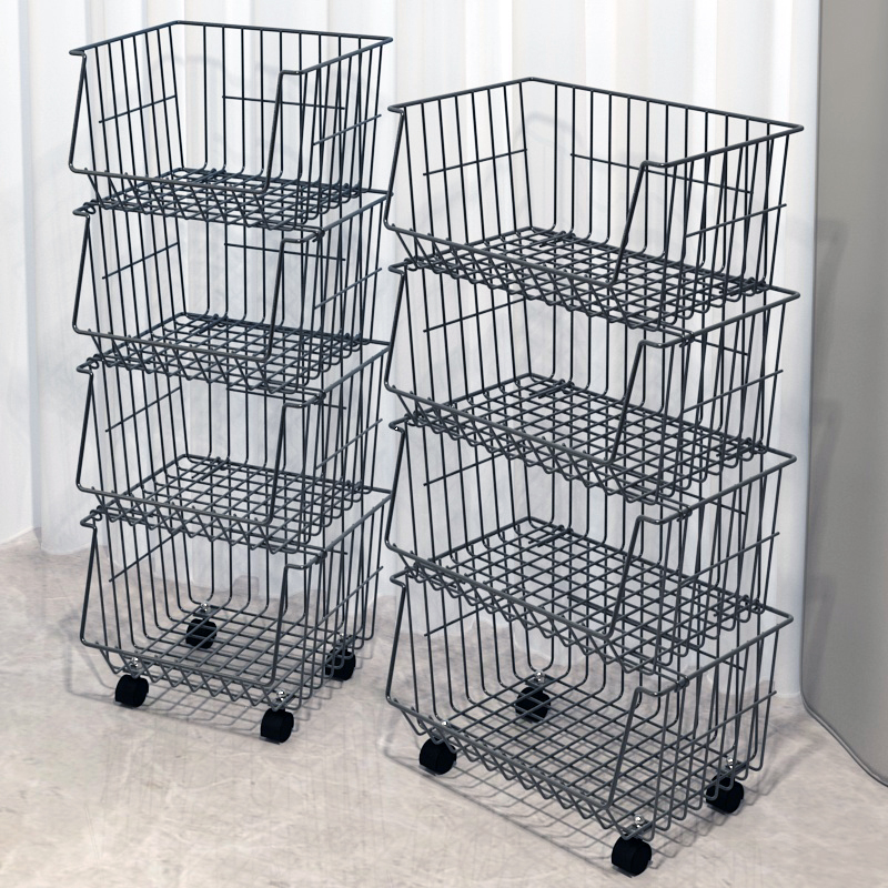 蔬菜水果零食杂物架多功能可移动