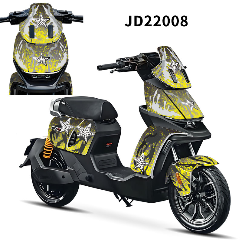 适用九号电动车机械师二代Mmax 110 110P单座版拉花贴纸短尾车身