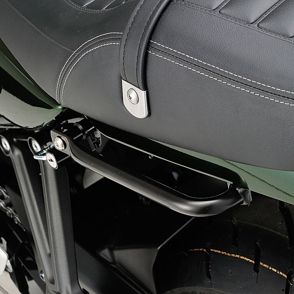 适用川崎Z900RS 2018-2019后扶手乘客握把辅助手把复古改装不锈钢