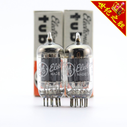 精选全新美国原盒GE 5965/12AV7/12AT7带D环/圆环铜柱5965电子管 - 封面