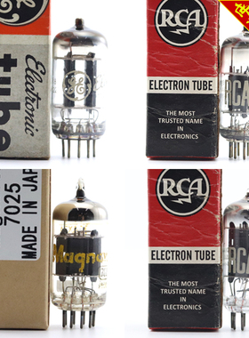 全新美国RCA/GE/喜万年 7025/12AX7/ECC83/圆/方环长屏7025电子管