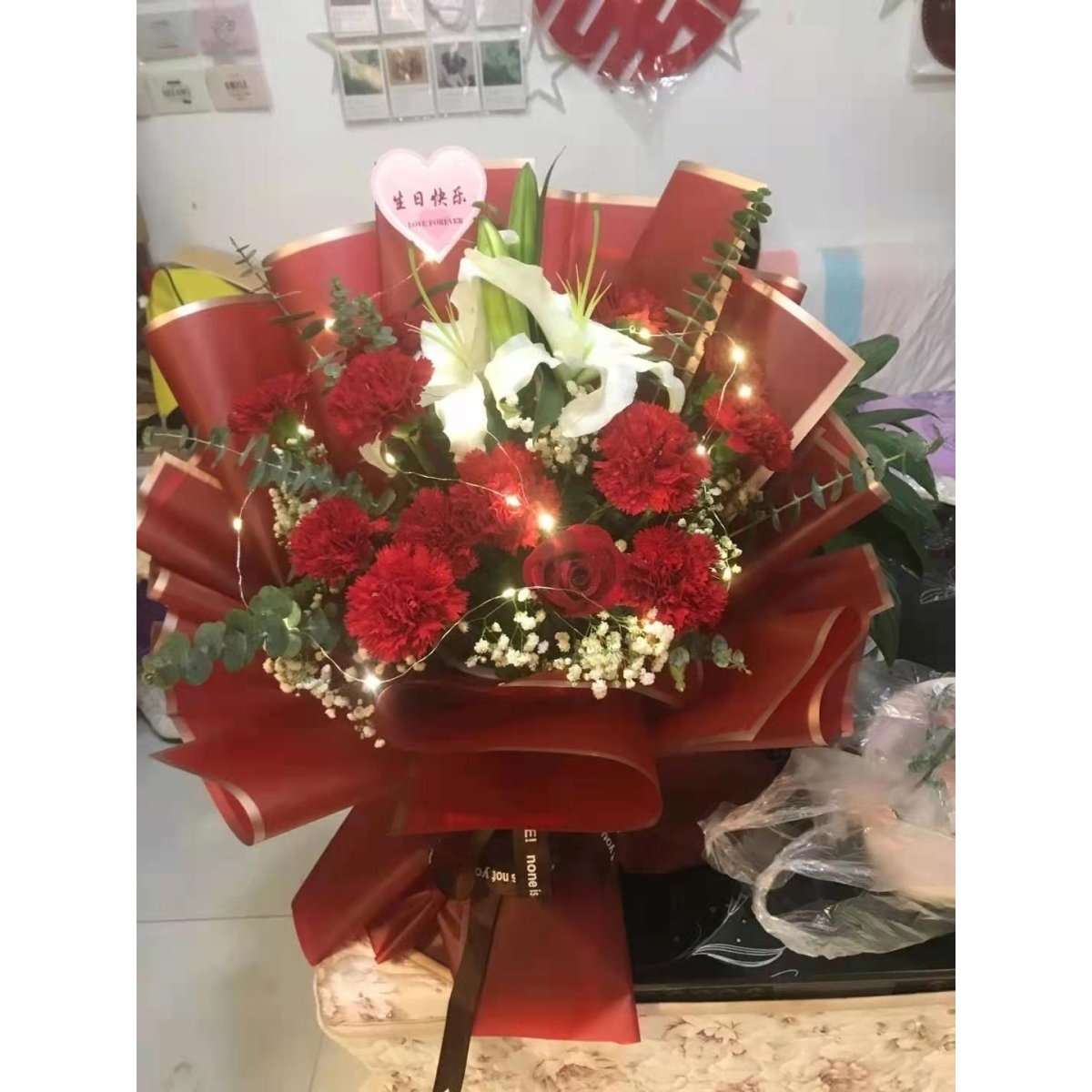桐庐县利时百货富春江方埠横村瑶琳分水百江镇红玫瑰生日鲜花店