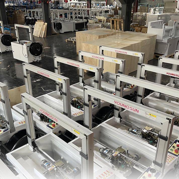 可制MH-10全1AB自动打包机PP带定纸打包机流900水线搭配纸箱捆箱