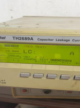 同惠TH2689A电解电容漏电测试仪成色如图议价【南风商行】