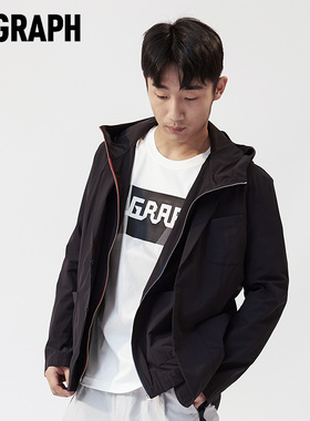 M-GRAPH卓卡潮牌男装时尚都市简约长袖宽松西装休闲黑色西服外套