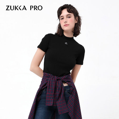 ZUKKAPRO夏季简约短款T恤