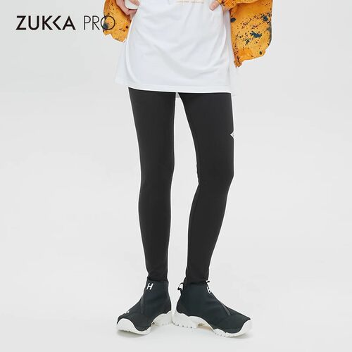 卓卡女装高腰贴布打底运动休闲裤