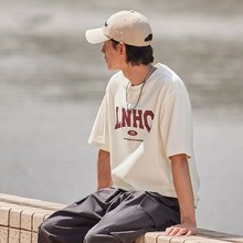 李宁短袖男2024夏季款运动时尚系列圆领T恤休闲运动服半袖YHSU301