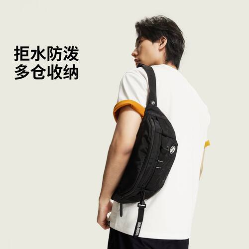 李宁反伍BADFIVE防泼水胸包丨ABDW111