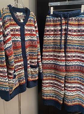 【米粒】族玛士正品  半边绒秋冬保暖女士复古长袖长裤家居服套装