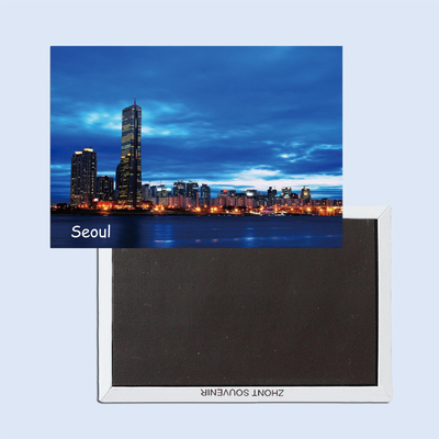 卡通礼品 韩国首尔汉江 旅游纪念品创意磁贴 冰箱贴20129个性创意