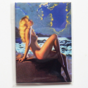 Earl Moran欧北美风格 怀旧插画海报 磁性冰箱贴吸铁石磁铁SFM-02