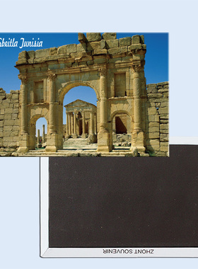 突尼斯斯贝特拉 罗马废墟 磁力冰箱贴旅游纪念创意家居装饰24983