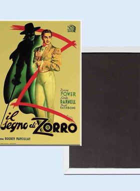 卡通二十世纪福克斯电影公司广告海报 复古冰箱贴24029个性创意