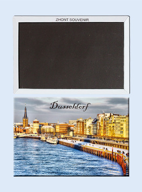 德国 杜塞尔多夫海港 创意磁性冰箱贴 旅行纪念品 家居21688