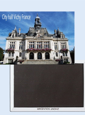 卡通法国维西 市政厅 磁性冰箱贴 24255个性创意