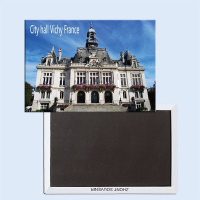 卡通法国维西 市政厅 磁性冰箱贴 24255个性创意