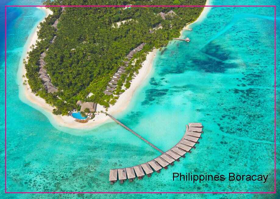 菲律宾长滩岛旅游纪念品 创意磁性冰箱贴送朋友亲人5623