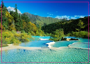 海量国内外风景区四川九寨沟旅游纪念品冰箱贴 磁贴5643