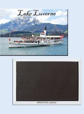瑞士第四大湖 琉森湖 创意磁性冰箱贴 旅行纪念品 家居21720