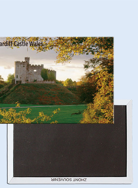 英国威尔士加的夫城堡 旅游纪念品磁性冰箱贴磁贴家居饰品24658