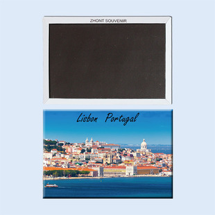 卡通欧洲 葡萄牙 里斯本城市美景 磁性冰箱贴 导游礼物个性创意