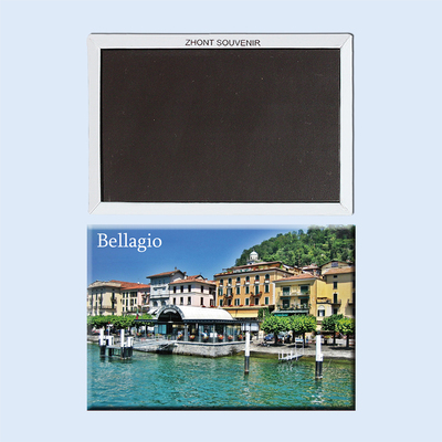 磁性冰箱贴 阿尔卑斯山下小镇美景 意大利 贝拉乔旅行纪念品22978