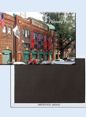 波士顿 芬威球场 创意磁性冰箱贴 旅行纪念品 家居21376