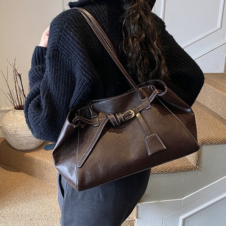 秋冬季大容量通勤日常复古女包包高级感时尚百搭斜挎包单肩托特包