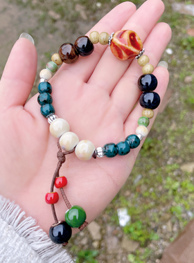 手工手链手串景德镇陶瓷民族网女