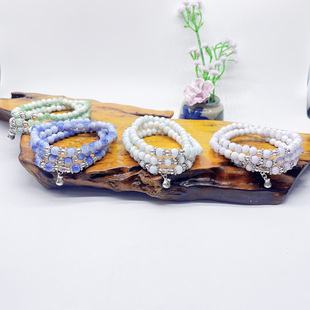 Multicolor Bohemian Crystal Beads Bracelet DIEZI Rope Korean